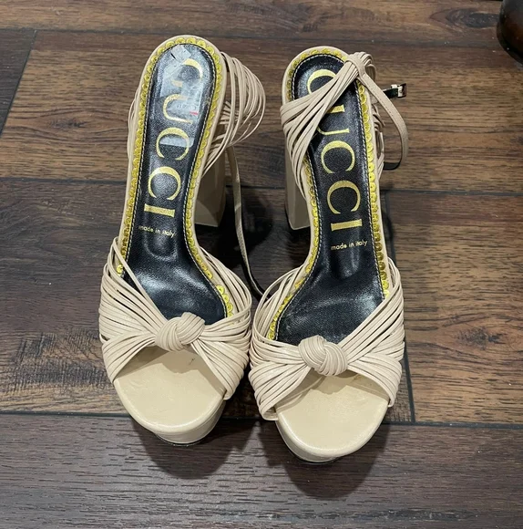 Gucci platform Sandals size 38.5 - Picture 5 of 15